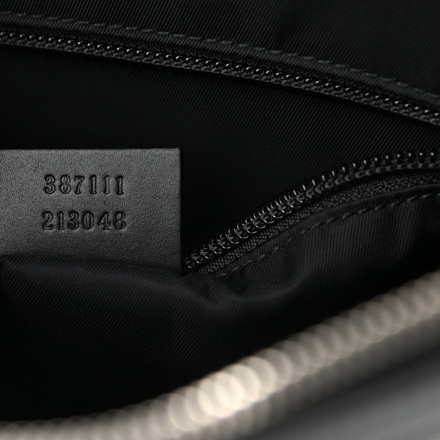 GG Supreme Monogram Web Messenger Bag Black