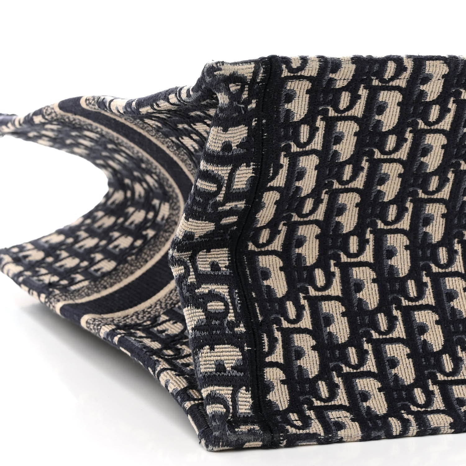 Christian Dior Oblique Large Book Tote Blue Multicolor 7 of 11