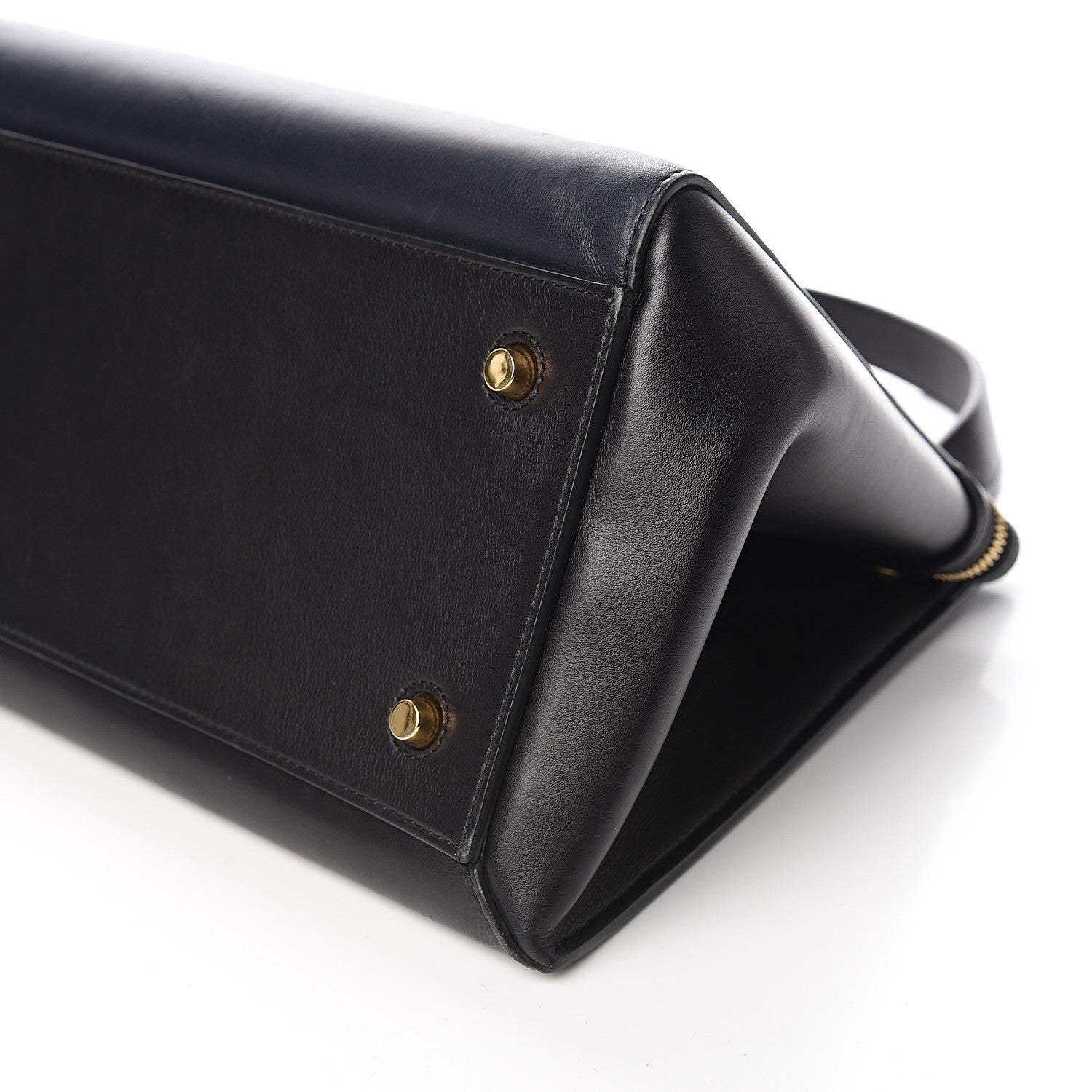 Celine Supple Calfskin Medium Edge Shoulder Bag Black 8 of 10