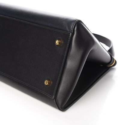 Celine Supple Calfskin Medium Edge Shoulder Bag Black 8 of 10