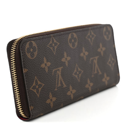 Louis Vuitton Monogram Clemence Wallet Fuchsia 3 of 8
