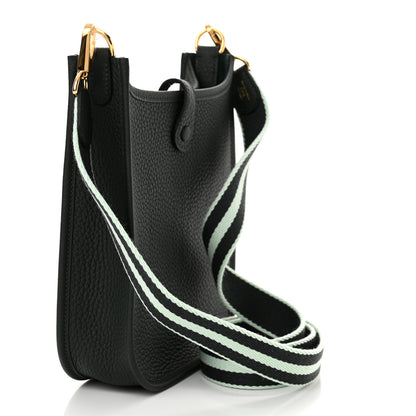 Hermes Taurillon Clemence Amazone Evelyne TPM Vert Fonce Vert Fizz 3 of 11