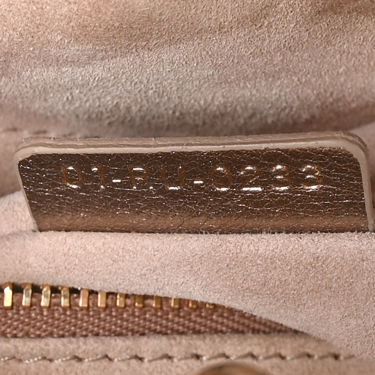 Christian Dior Metallic Lambskin Cannage Small My ABCDior Lady Dior Gold 7 of 11