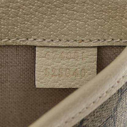 Gucci GG Supreme Monogram Web Small Ophidia Belt Bag 90 36 Beige Ebony White 7 of 11