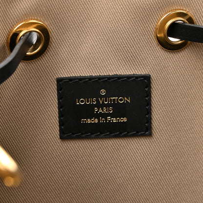 Louis Vuitton Cotton Monogram Embroidered Neonoe MM Beige Black 8 of 12