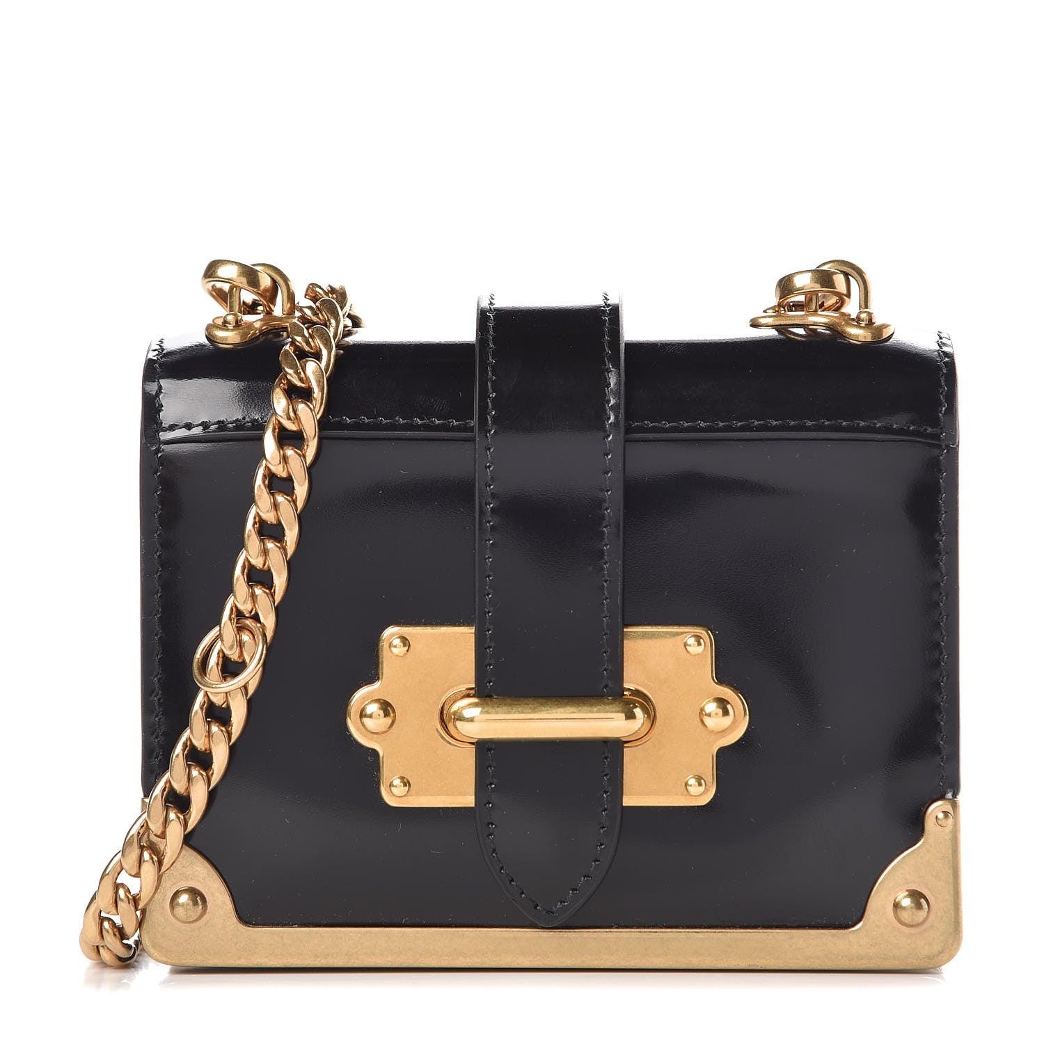 Prada Spazzolato Micro Cahier Bag Black 1 of 10