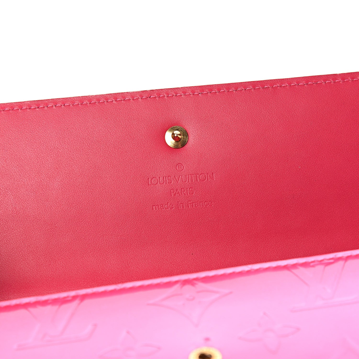 Louis Vuitton Vernis Porte Tresor International Wallet Fuchsia 5 of 6