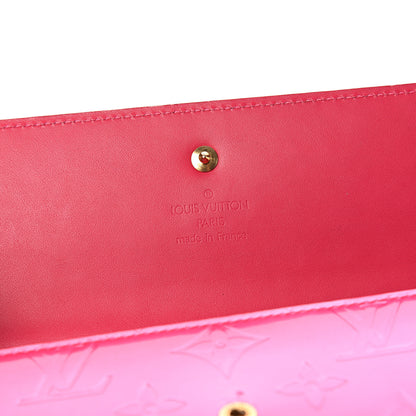 Louis Vuitton Vernis Porte Tresor International Wallet Fuchsia 5 of 6