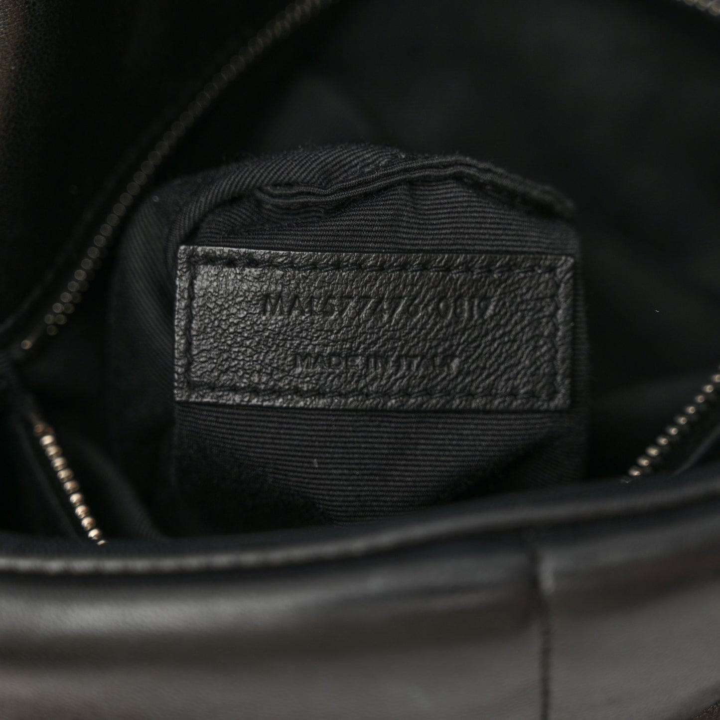 Lambskin Quilted Small Loulou Puffer Monogram Chain Satchel Black