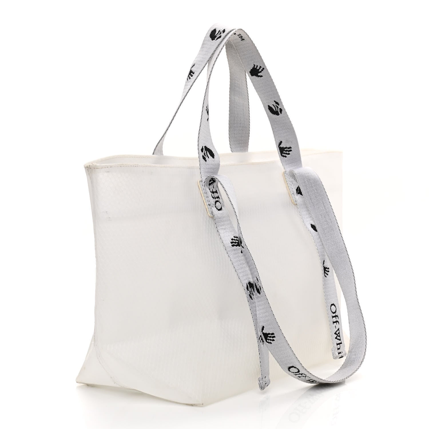 Off-White Nylon Sculpture Tote Bag White 2 of 11
