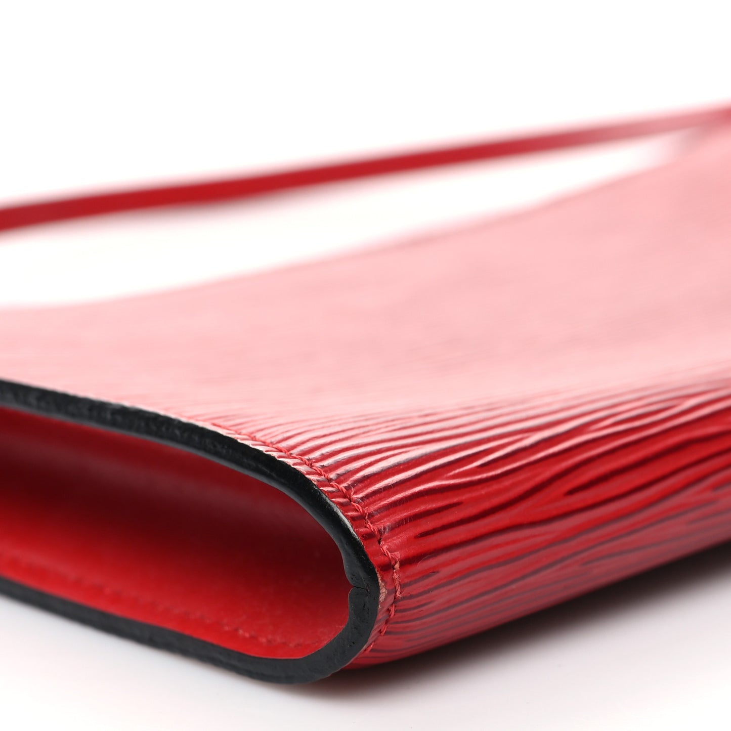 Epi Pochette Accessories 24 Castillan Red