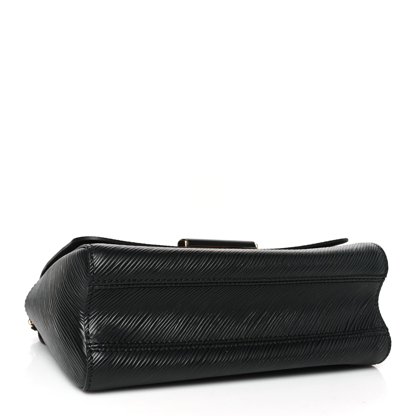 Epi Twist Braided Strap Shoulder Bag MM Black