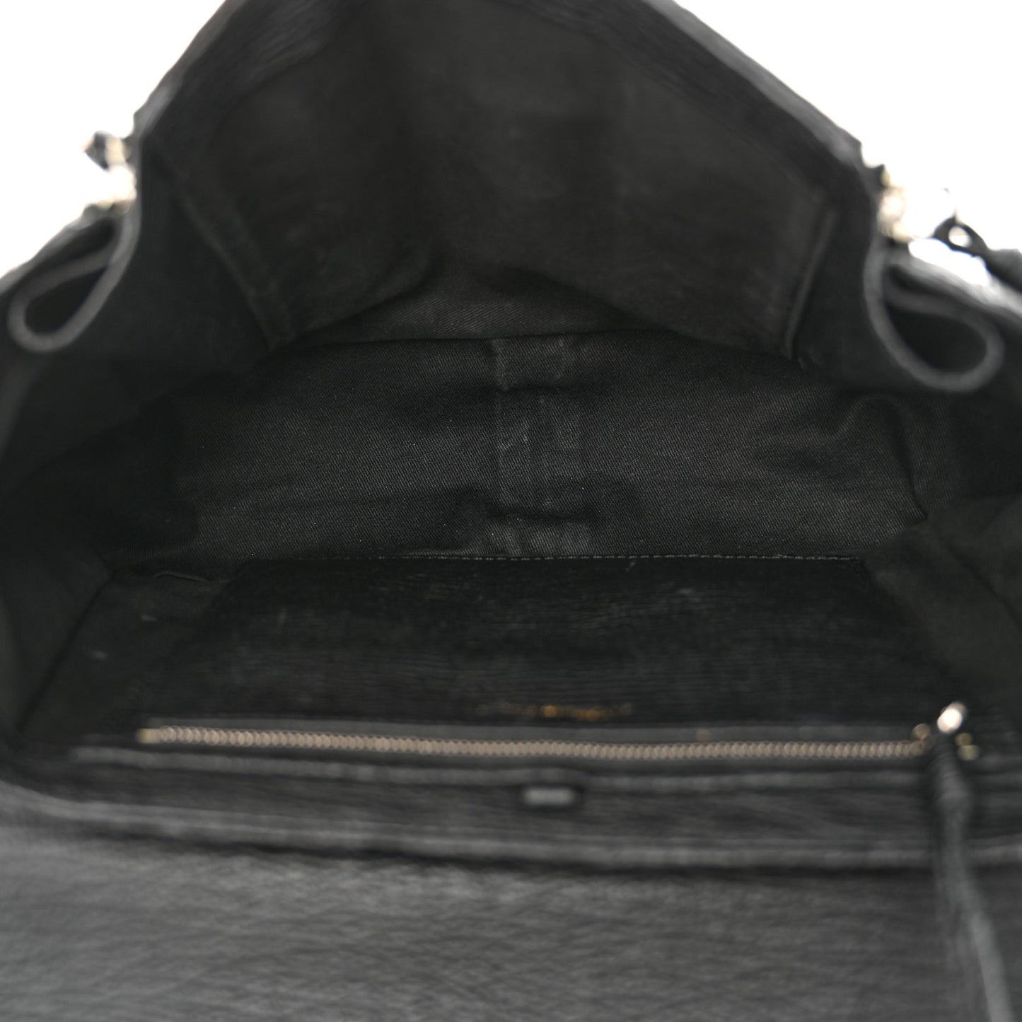 PHILLIP LIM 3.1 Textured Calfskin Woven Panel Medium Pashli Satchel Black Silver