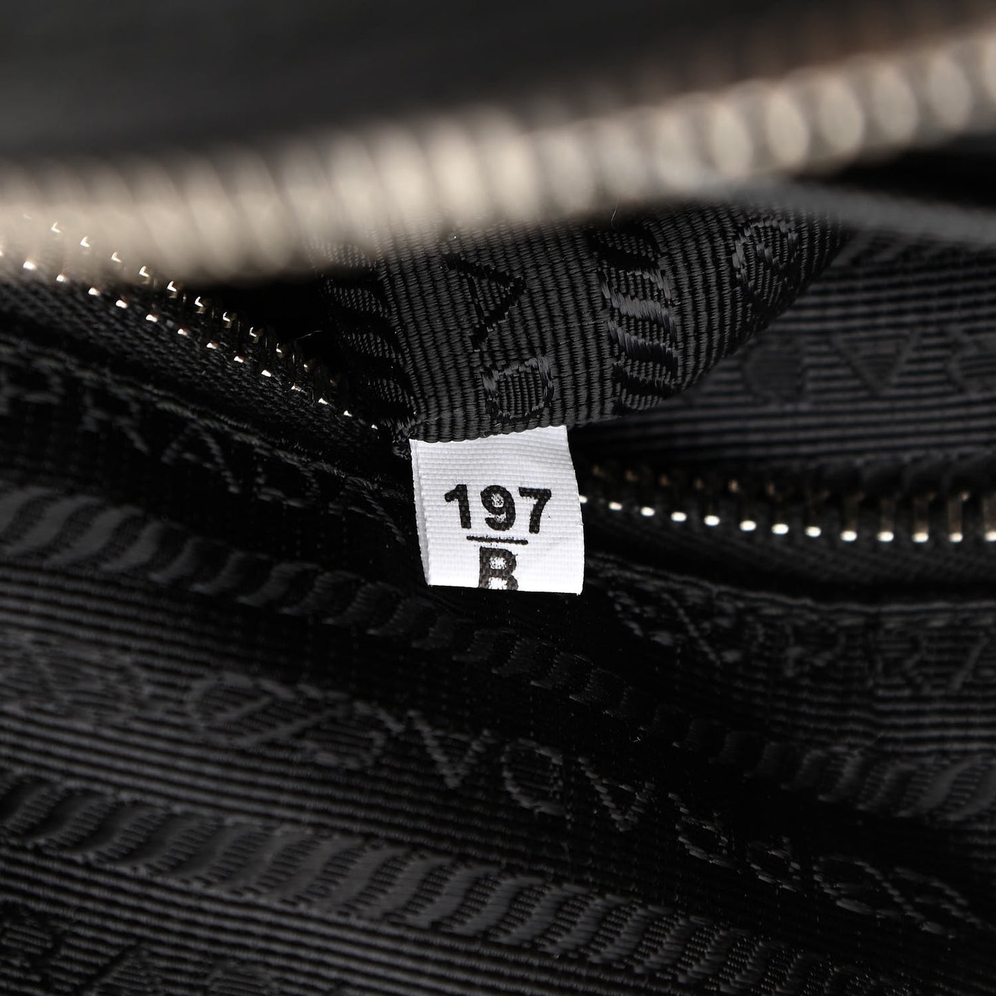 Nylon Tessuto Impuntu Quilted Backpack Black
