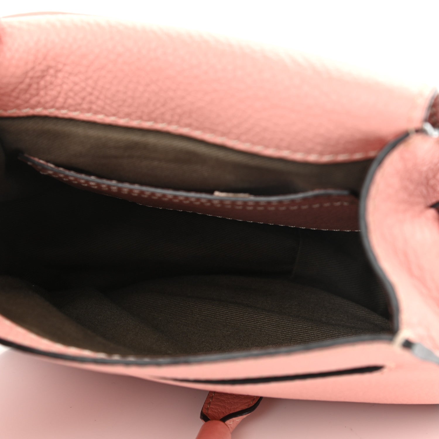 Chloe Calfskin Mini Marcie Round Crossbody Bag Fallow Pink 4 of 9