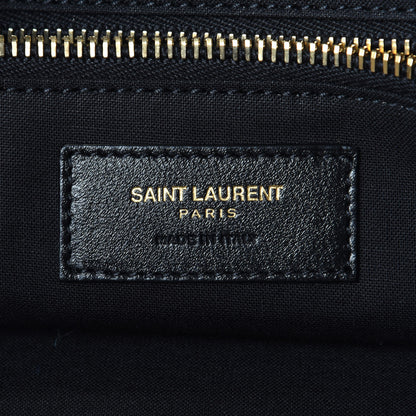 Saint Laurent Linen Calfskin Rive Gauche Tote Natural 5 of 9