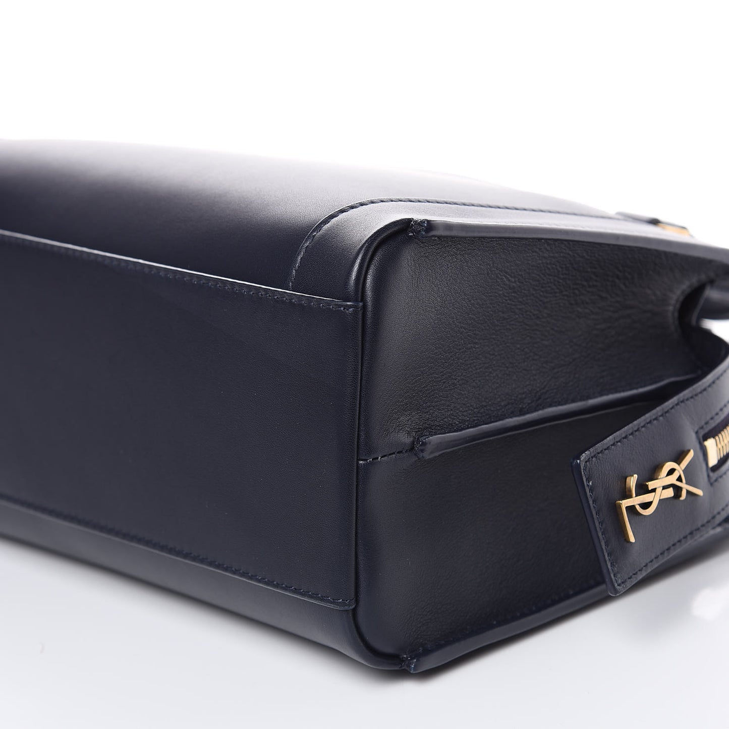 Smooth Calfskin Small East Side Tote Midnight Blue
