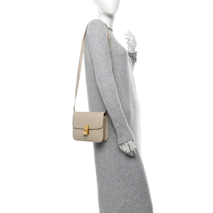 Celine Liege Calfskin Small Classic Box Flap Bag Linen 2 of 14