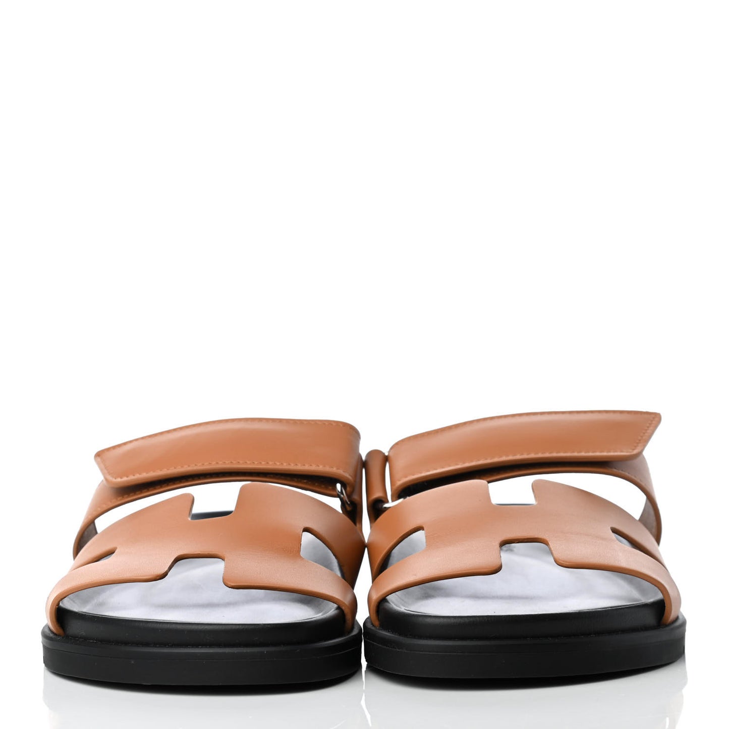 Calfskin Womens Chypre Sandals 37 Naturel