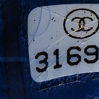 Chanel Shearling Lambskin CC Hook Card Holder Blue 8 of 9