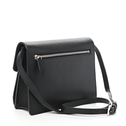 Burberry Derby Calfskin Vintage Check Small Macken Crossbody Bag Black 3 of 8