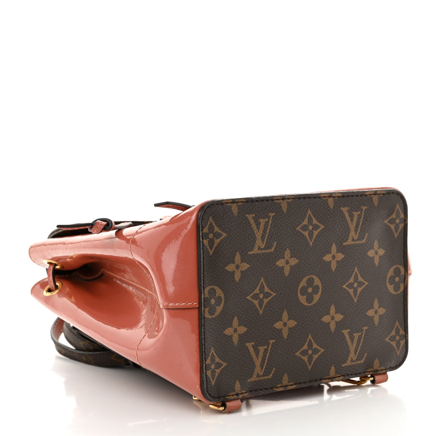 Louis Vuitton Patent Monogram Hot Springs Backpack Vieux Rose 4 of 11