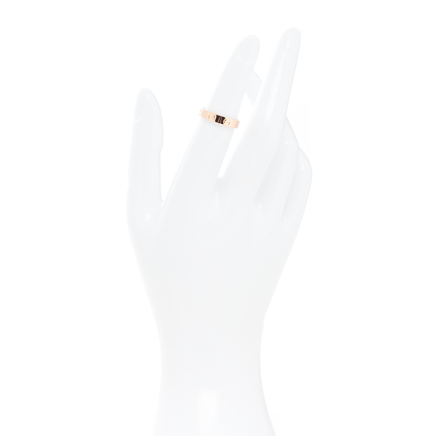Cartier 18K Pink Gold 3.5mm LOVE Wedding Band Ring 48 4.5 2 of 4