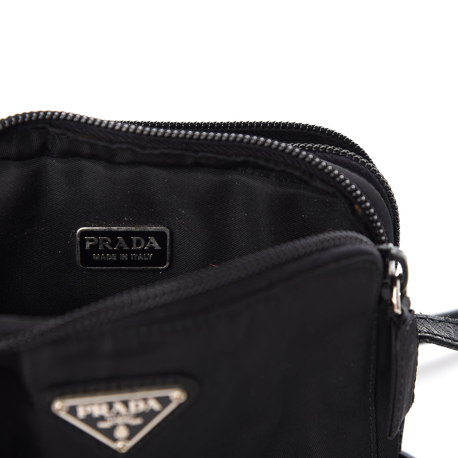 Prada Tessuto Nylon Mini Camera Crossbody Black 9 of 12