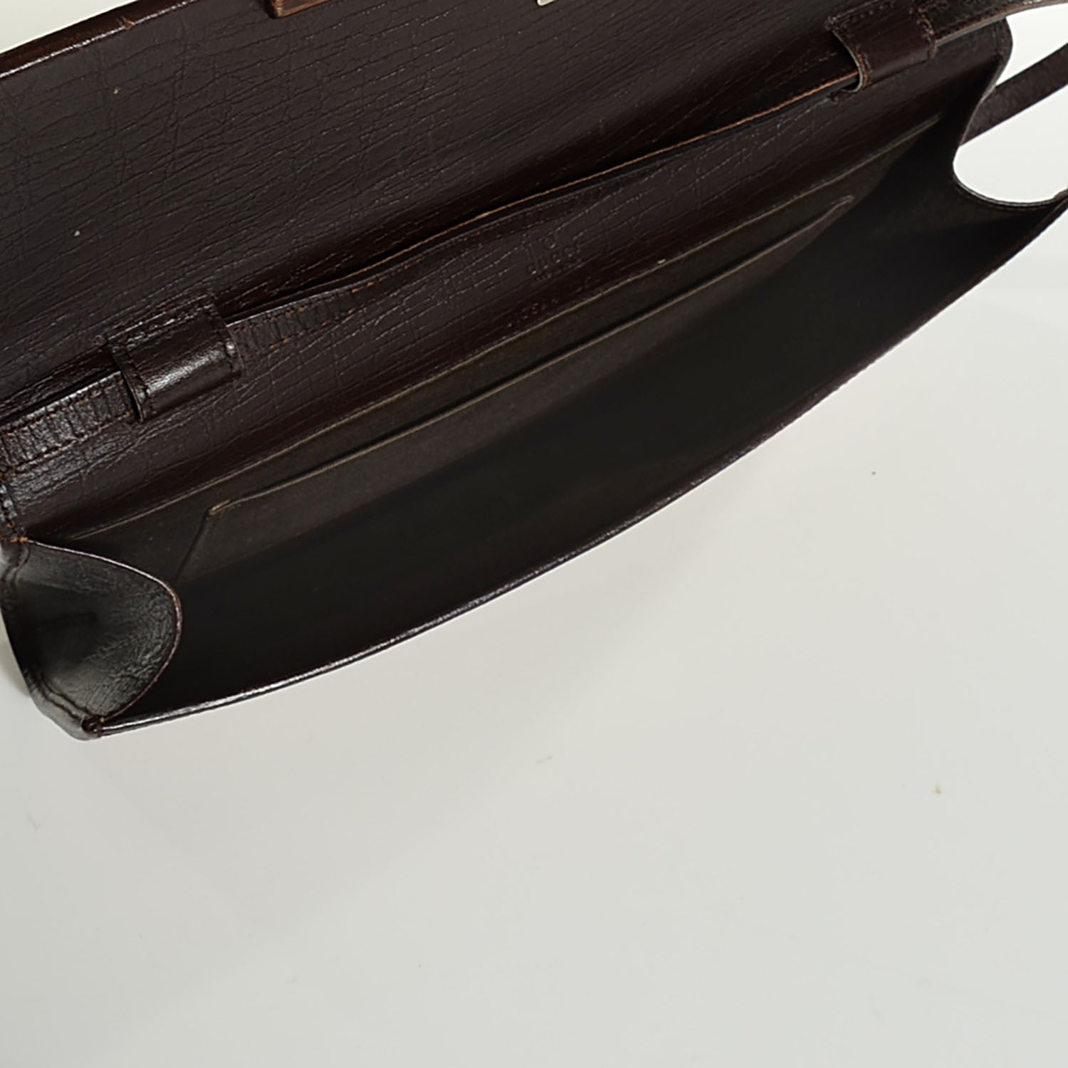 Gucci Monogram Bamboo Bar Clutch Brown 6 of 6