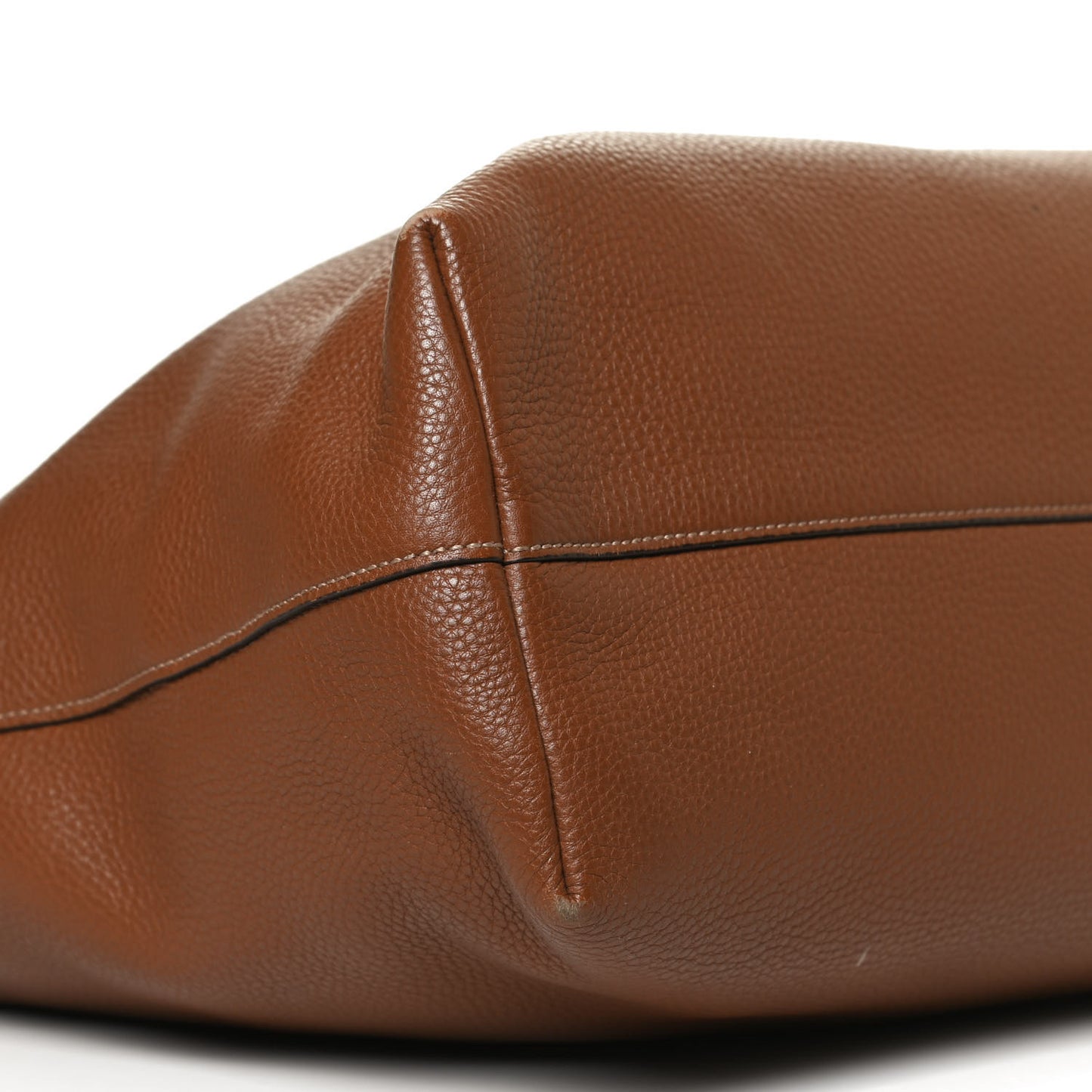 Vitello Daino Shopping Tote Palissandro