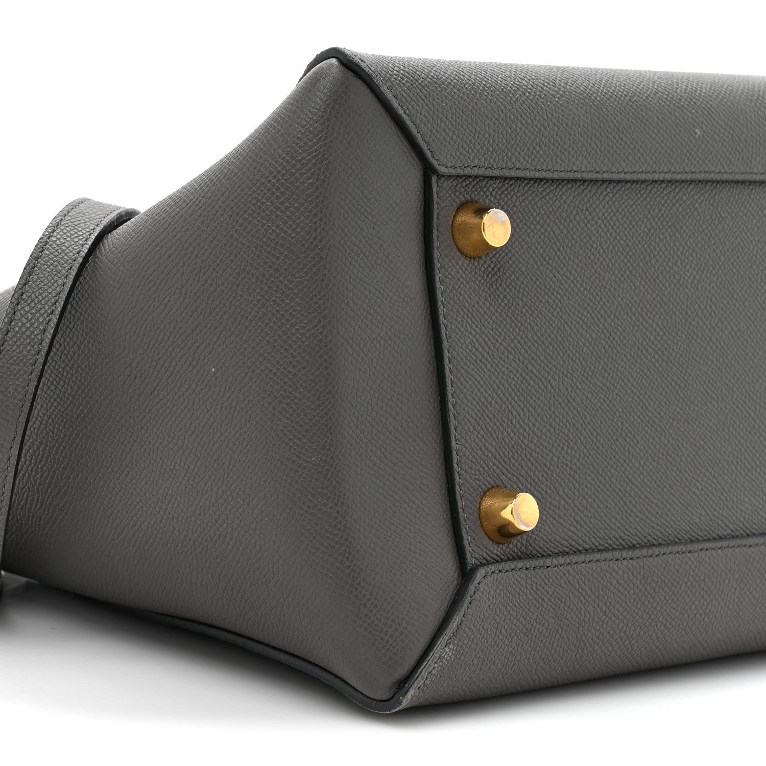 Celine Grained Calfskin Mini Belt Bag Grey 10 of 14