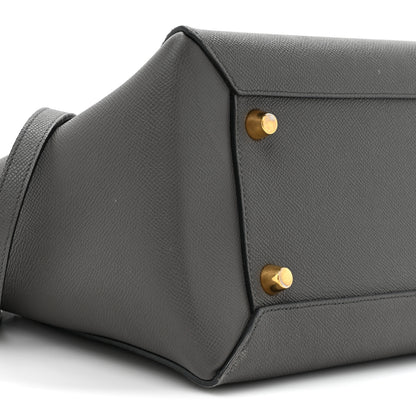 Celine Grained Calfskin Mini Belt Bag Grey 10 of 14