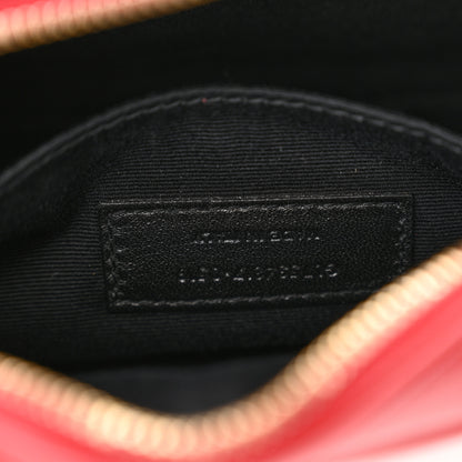 Saint Laurent Calfskin Matelasse Monogram Lou Belt Bag Rouge Eros 7 of 13