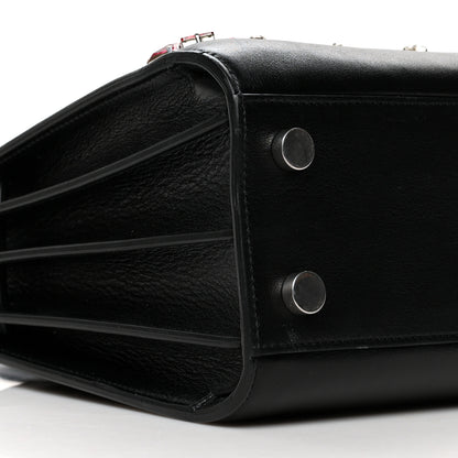 Saint Laurent Calfskin Crystal Embellished Nano Sac de Jour Black 8 of 12