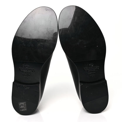 Valentino Garavani Nappa Mens Rockstud Loafers 40.5 Black 6 of 9