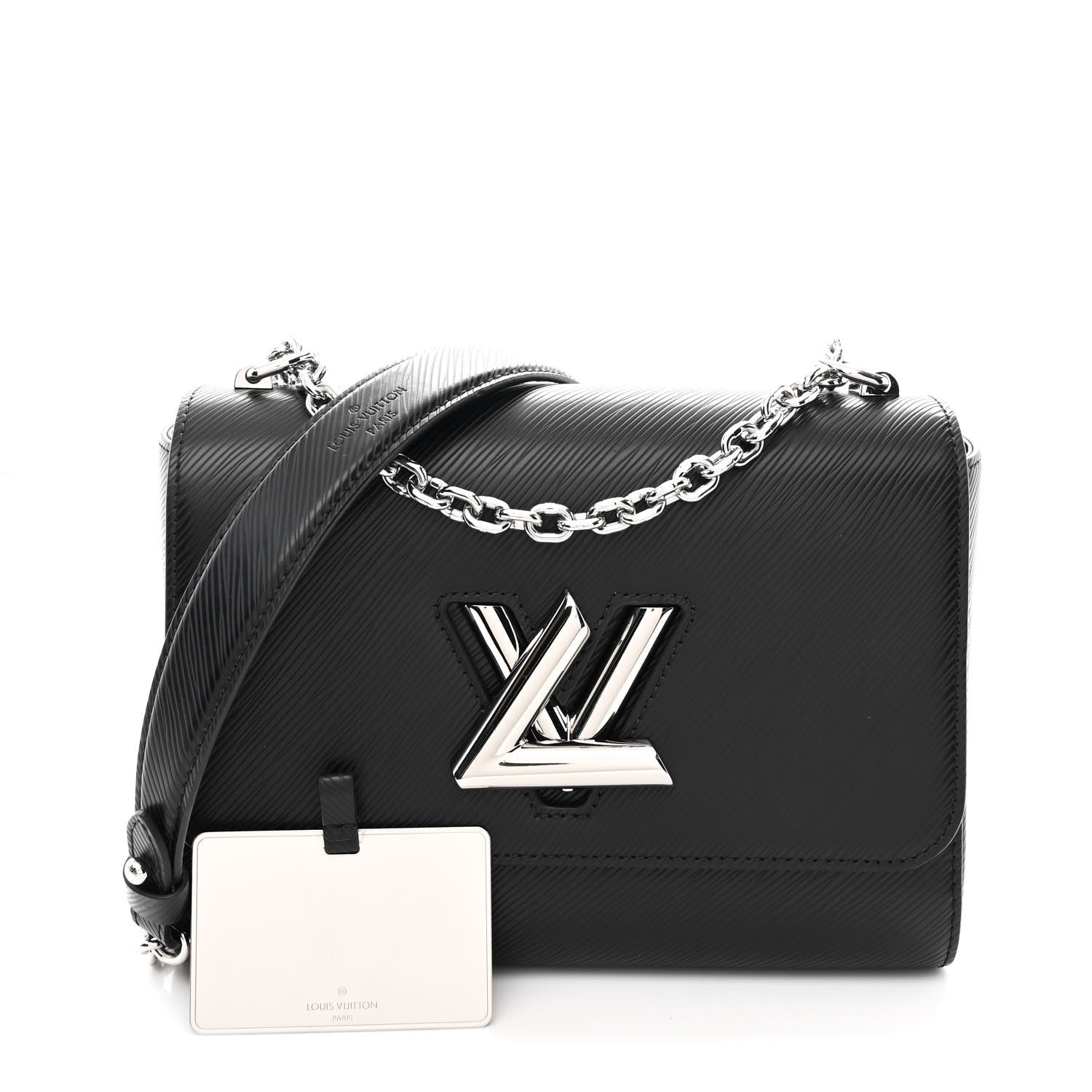 Louis Vuitton Epi Twist Shoulder Bag MM Black 3 of 11