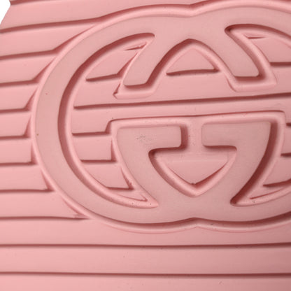 Gucci Rubber Mini Double G Womens Isla Dad Sandals 38 Wild Rose 9 of 10