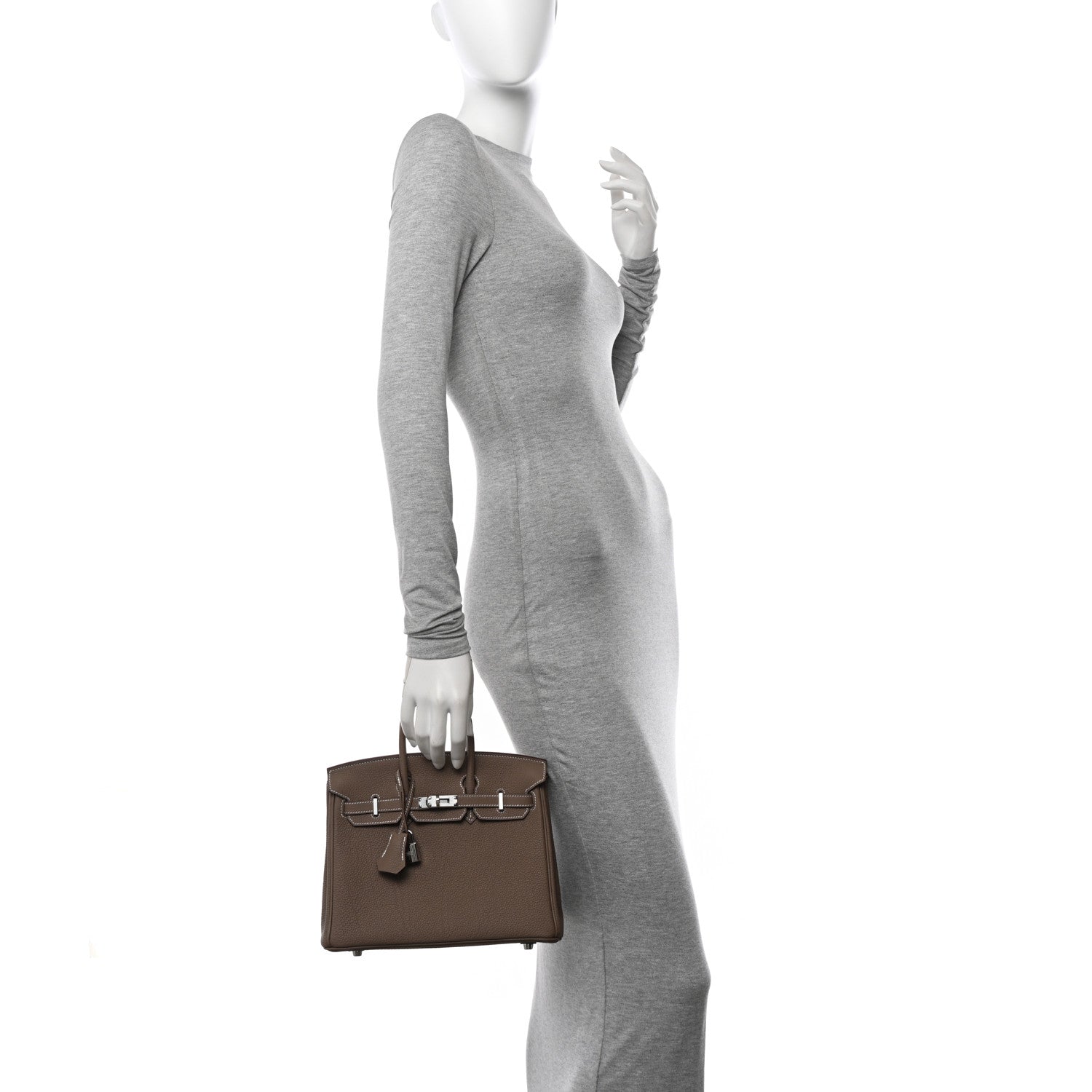 Hermes Togo Birkin 25 Etoupe 2 of 11