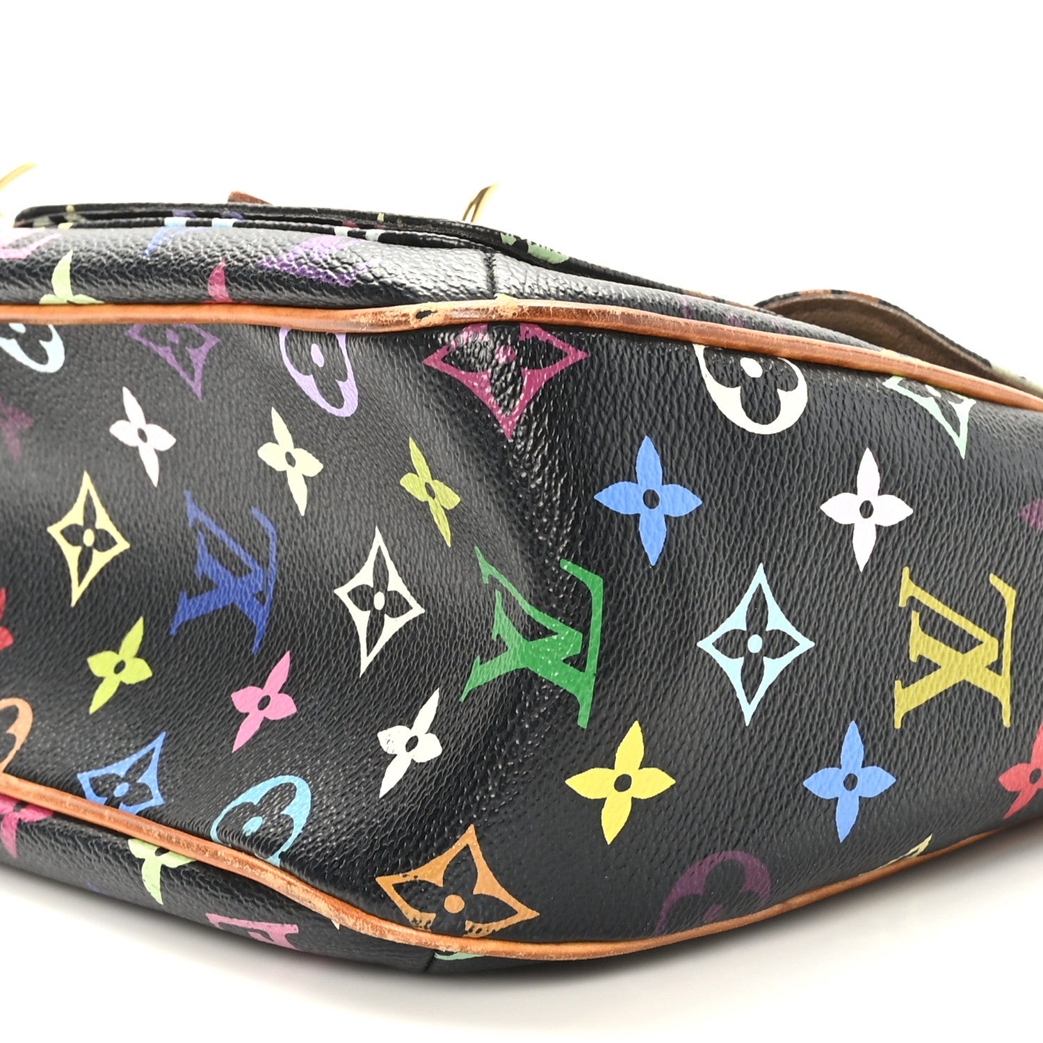 Louis Vuitton Monogram Multicolor Lodge GM Black 7 of 9