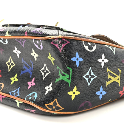 Louis Vuitton Monogram Multicolor Lodge GM Black 7 of 9
