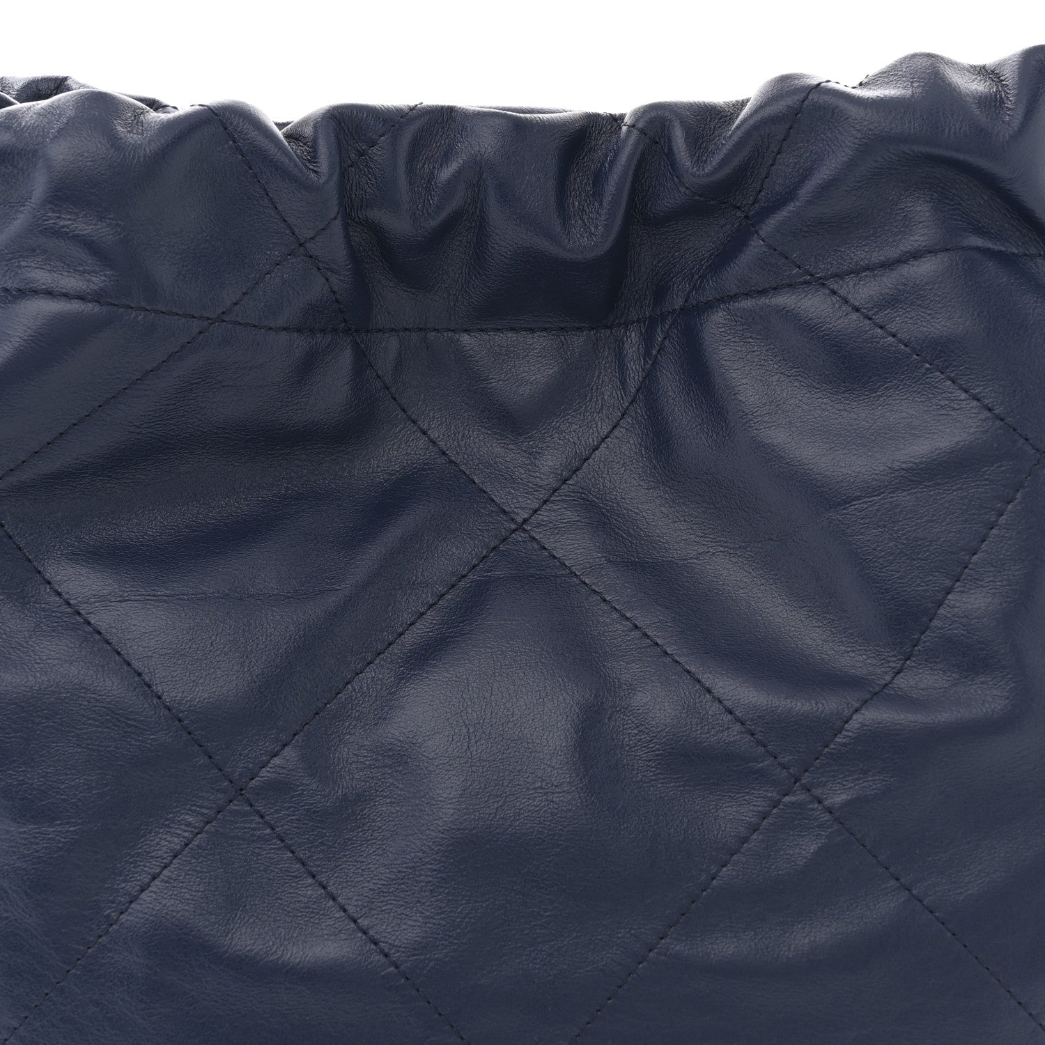Chanel Shiny Calfskin Quilted Small Chanel 22 Navy 9 of 11