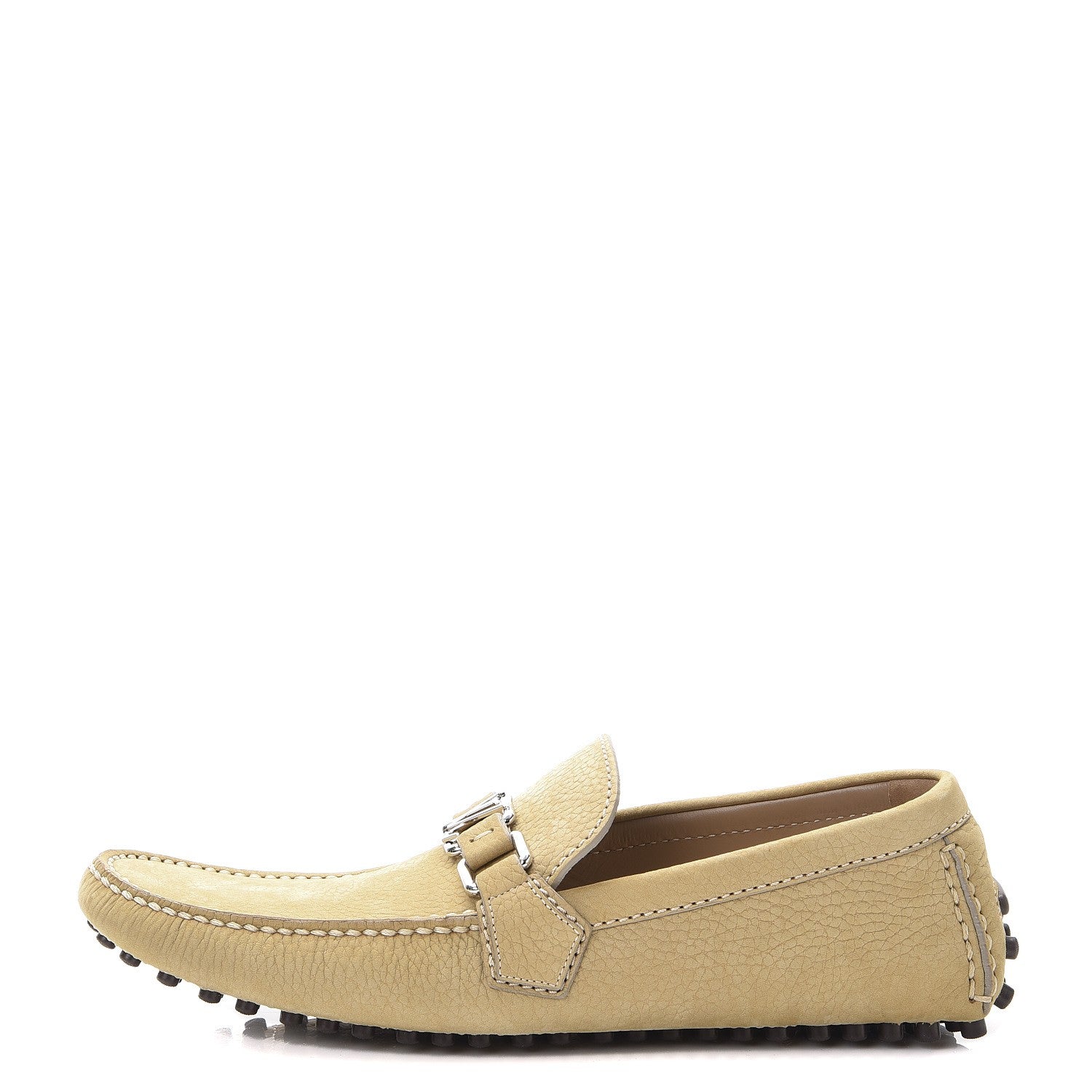 Louis Vuitton Mens Nubuck Hockenheim Moccasin Loafers 7 1 of 9