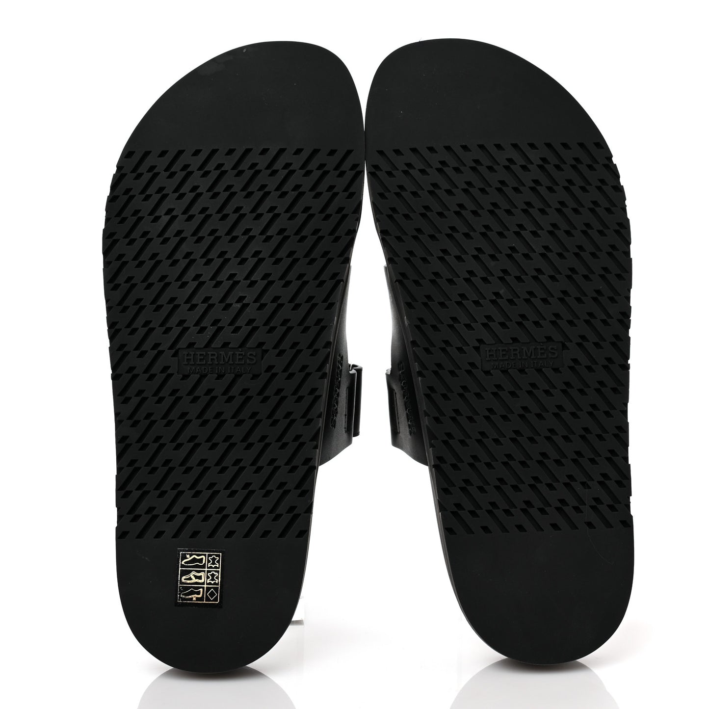 Calfskin Mens Chypre Sandals 42 Black