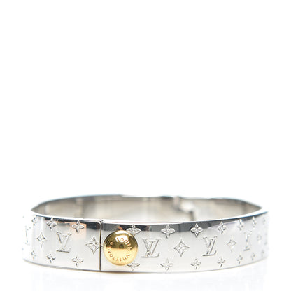 Louis Vuitton Palladium Monogram Nanogram Cuff S 5 of 6