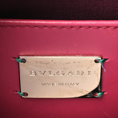Bulgari Calfskin Galuchat Serpenti Forever Crossbody Bag Pink 6 of 11