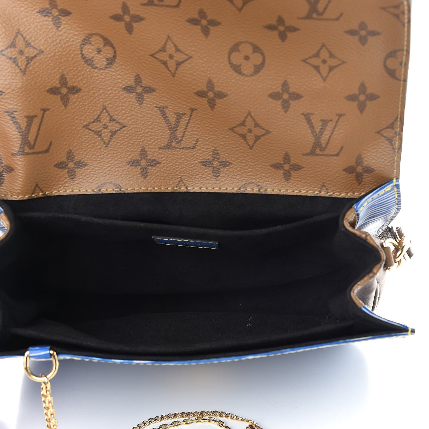 Louis Vuitton Epi Reverse Monogram Pochette Metis Denim Light 6 of 10