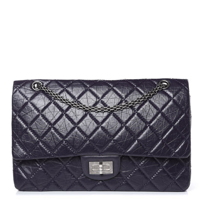 Chanel Aged Calfskin Quilted 2.55 Reissue 227 Flap Dark Purple 1 of 12