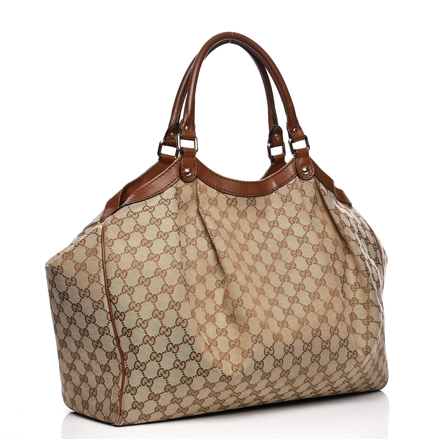 Gucci Monogram Large Sukey Tote Brown 4 of 11