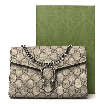 Gucci GG Supreme Monogram Mini Dionysus Chain Wallet Beige Taupe 11 of 11