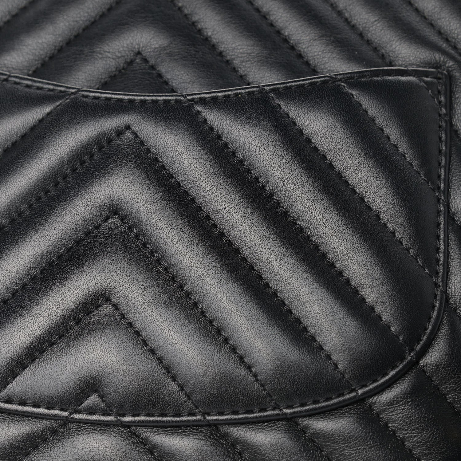 Chanel Calfskin Chevron Quilted Large Urban Spirit Backpack Black 11 of 14